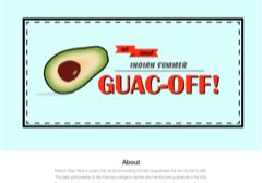 The Guac Off 2013 site