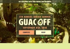 The Guac Off 2018 site